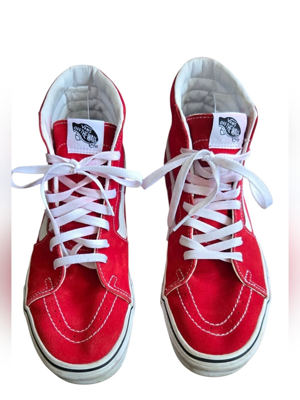 Vans Sk8-Hi Red High Top Sneakers Men’s 9.5 / Women’s 11